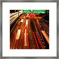 101 At Night Framed Print