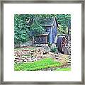 Sixes Mill On Dukes Creek Framed Print