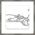 Oh Well, What Does A Jester Know? Framed Print