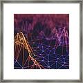 Connecting Lines Framed Print