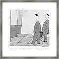 Let's Not Panic Till We Know Whether It's Coming Framed Print