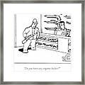 Do You Have Any Organic Bullets? Framed Print