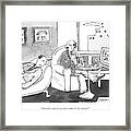 Shouldn't You Be Writing Some Of This Down? Framed Print