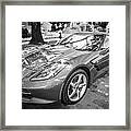 2014 Chevrolet Corvette C7 Bw   #15 Framed Print