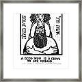 Jewish Proverbs #18 Framed Print