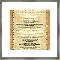 159- The Paradoxical Commandments Framed Print