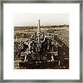 175mm Self Propelled Gun C 10 7-15th Field Artillery Vietnam 1968 Framed Print