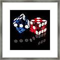 Colorful Dice #18 Framed Print