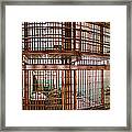 180 Degree View Of The Corridor Framed Print