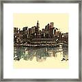 Boston Skyline #19 Framed Print