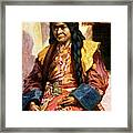 1900s 1902 Illustration Woman In Tibet Framed Print