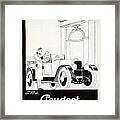 1927 - Peugot Automobile Advertisement Framed Print