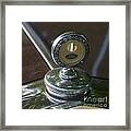1931 Ford Coupe Hood Ornament Framed Print