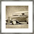 1932 Ford Pheaton Sepia Framed Print