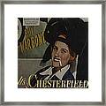 1940's Chesterfield Add Framed Print