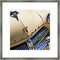 1949 Mercury Station Woodie Wagon Grille Emblem - Hood Ornament Framed Print