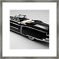 1950 Black Cadillac Convertible Framed Print