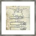 1951 Toy Jet Patent Drawing Framed Print