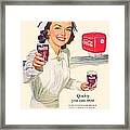 1952 - Coca-cola Advertisement - Color Framed Print