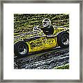 1952 Yellow Connnaught A Type Formula One Framed Print