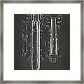 1953 Aerial Missile Patent Gray Framed Print