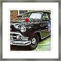 1953 Police Car Framed Print