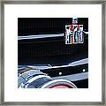 1954 International Harvester R140 Woody Grille Emblem Framed Print