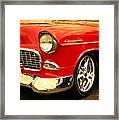 1955 Chevy Red Framed Print