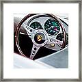 1955 Porsche Spyder Replica Steering Wheel Emblem Framed Print