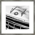 1956 Hudson Rambler Station Wagon Grille Emblem - Hood Ornament Framed Print