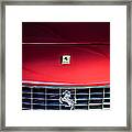 1963 Ferrari 250 Gt Lusso Grille Emblem -0824c Framed Print