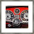 1966 Volkswagen Vw Karmann Ghia Steering Wheel Framed Print