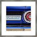 1967 Ford Falcon Taillight Emblem -473c Framed Print