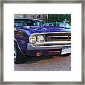 1971 Challenger Front And Side View Framed Print