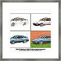 1985 Merkur Xr4ti Drawing Sequence Framed Print