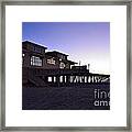 1st Sunrise Of 2015 At Johnnie Mercers Pier Framed Print