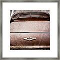 1961 Aston Martin Db4 Coupe Emblem #2 Framed Print