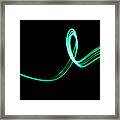 Abstract Light Trails And Streams #2 Framed Print