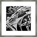 Ac Shelby Cobra Engine - Steering Wheel #2 Framed Print