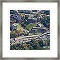 Aerials Of Wvvu Campus #2 Framed Print