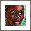 African Woman Framed Print