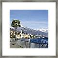 Alpine Village On The Lakefront #2 Framed Print