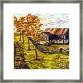 Autumn Shadows Framed Print