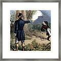 Burr-hamilton Duel, 1804 Framed Print