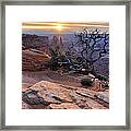 Canyonlands Sunrise Landscape With Dry #2 Framed Print