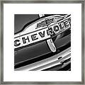 Chevrolet Pickup Truck Grille Emblem #2 Framed Print