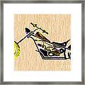 Chopper Motorcycle #2 Framed Print