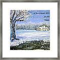 Christmas At The Vale Framed Print