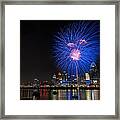 Cincinnati Reds Fireworks  #2 Framed Print