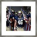 Colgate V Navy #2 Framed Print